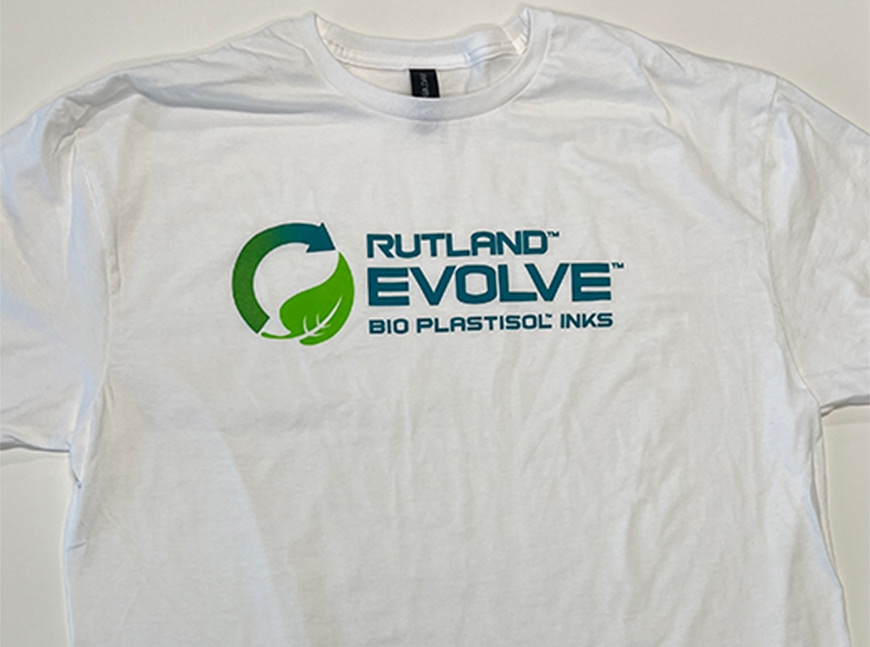 Rutland Evolve white tshirt